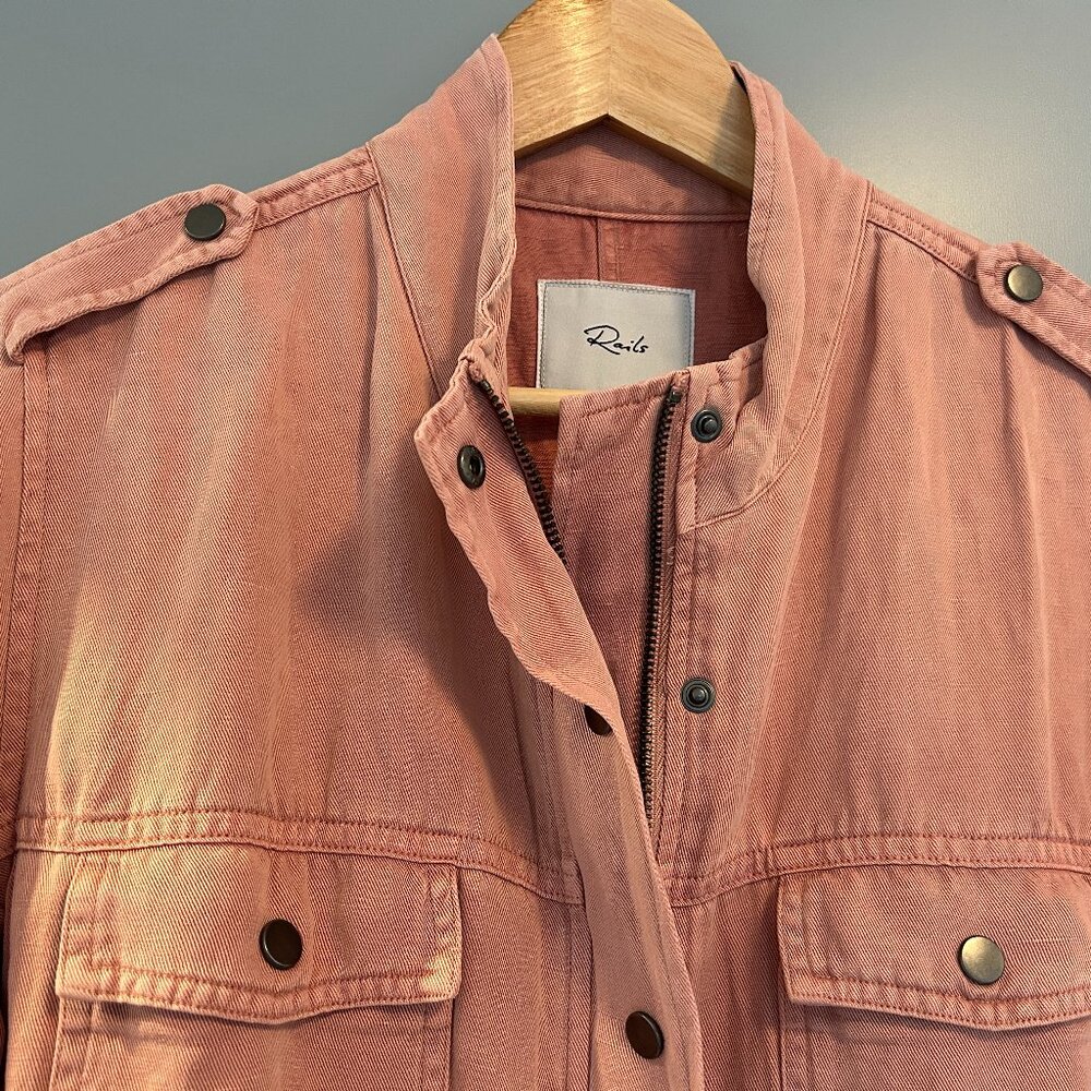 NEW Rails Women Collins Jacket - Dusty Rose size M